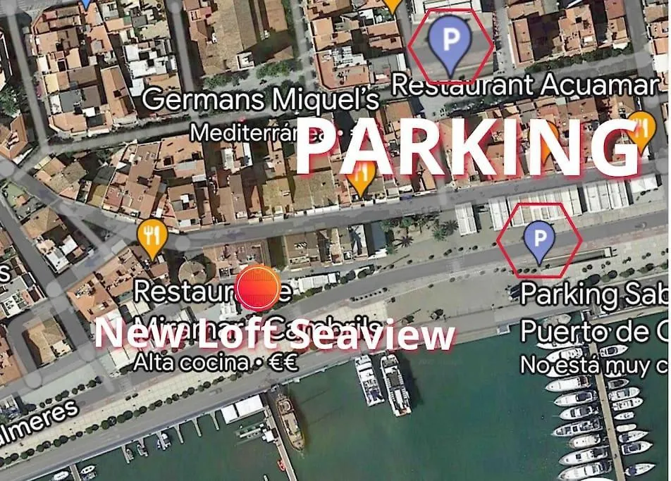 New Loft Seaview Port Cambrils Apartment Spain